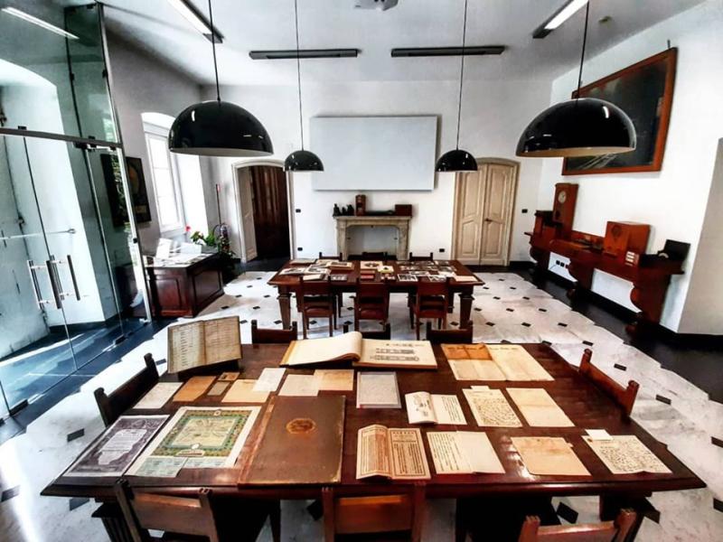 La sala studio di Fondazione Ansaldo