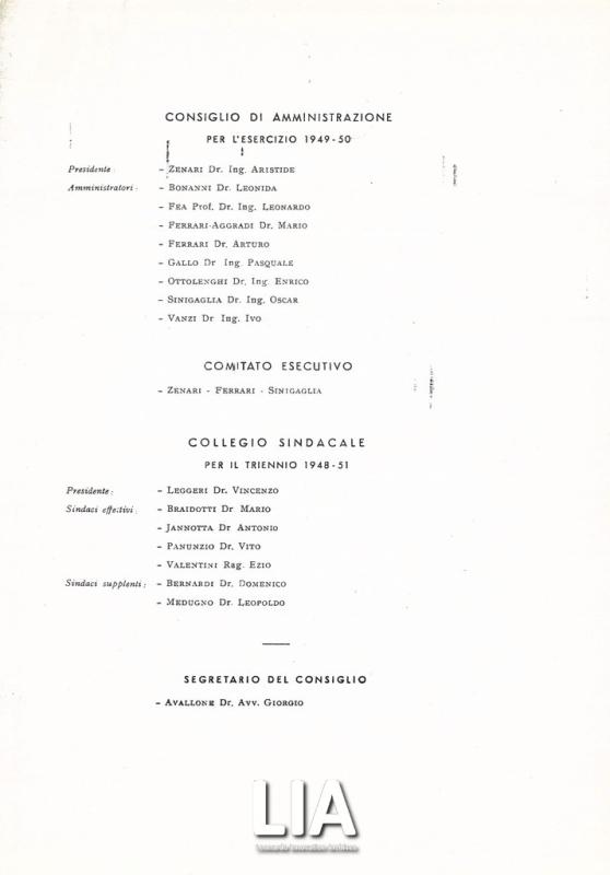 Cariche sociali