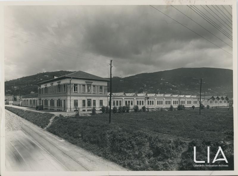 Prima sede dello stabilimento della Breda Meccanica Bresciana  in via Cadorna a Brescia; 1924-1931