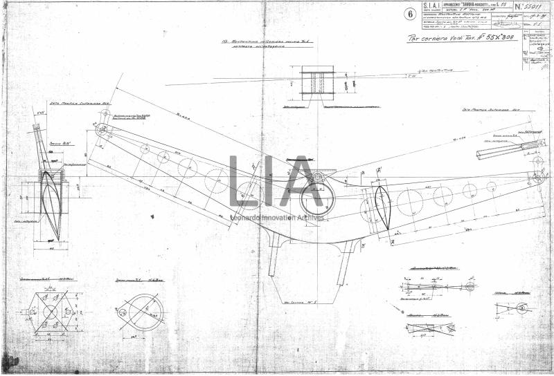 SIAI Marchetti - S.55 - Montante alettone