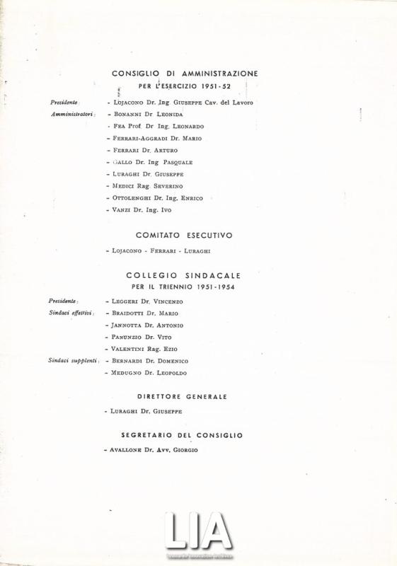 Cariche sociali