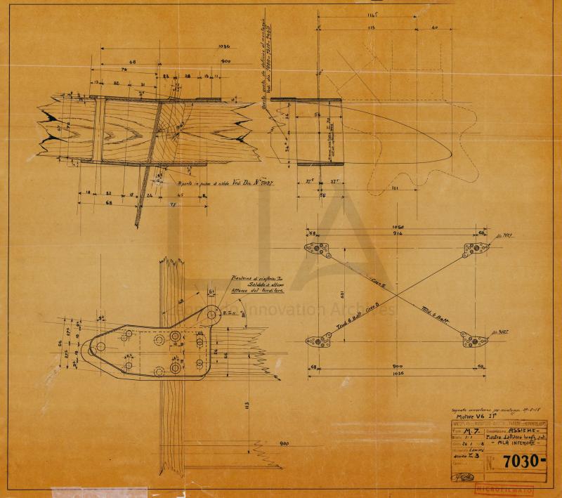 Nieuport Macchi - Idro M.7 - Motore Isotta  Fraschini V6 - Longherone