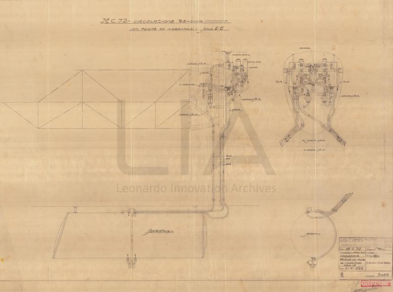 Aeronautica Macchi - Idro MC.72 - Particolare motore