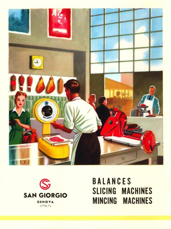 San Giorgio - pubblicità per macchine per uso alimentare