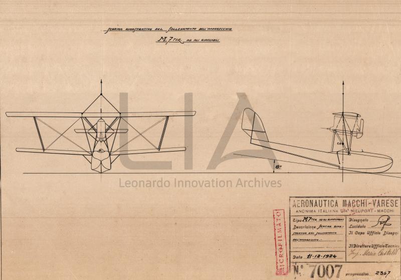 Nieuport Macchi - Idro M.7 ter ad ali ripiegabili - Due viste