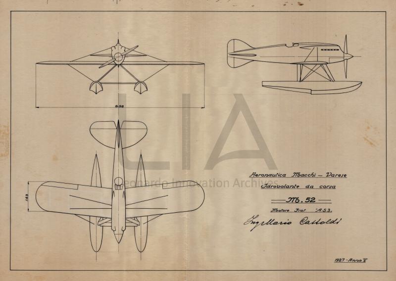 Aeronautica Macchi - Idro M.52 - Trittico