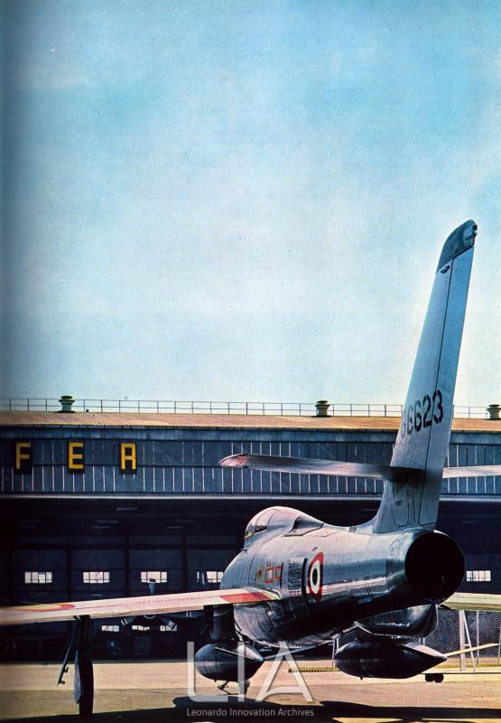 Industrie Meccaniche Aeronautiche Meridionali Aerfer - Divisione Aviazione, Pomigliano. Revisione di un F 84 F