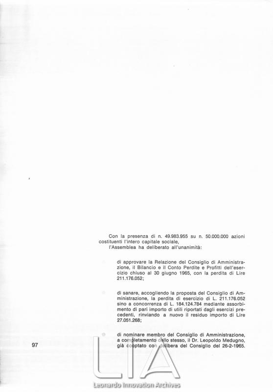 Deliberazioni dell'Assemblea