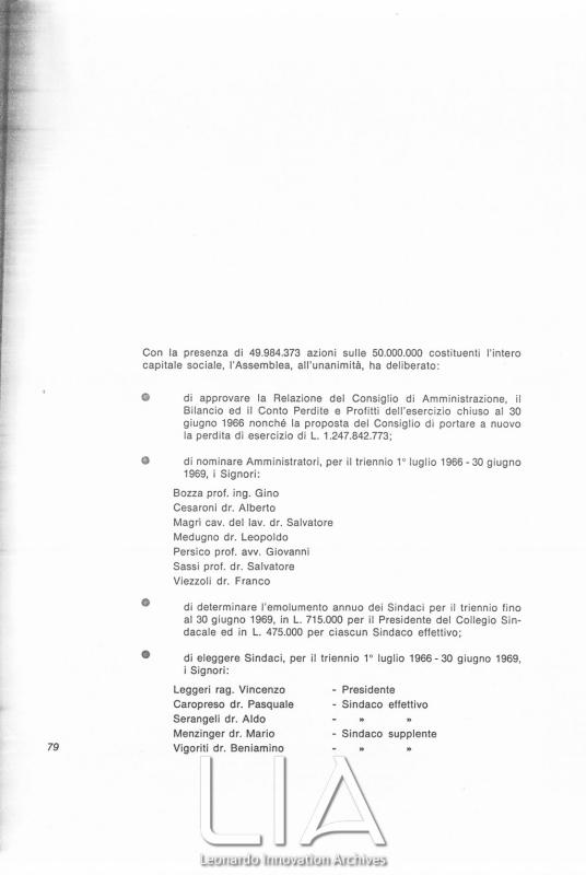 Deliberazioni dell'Assemblea