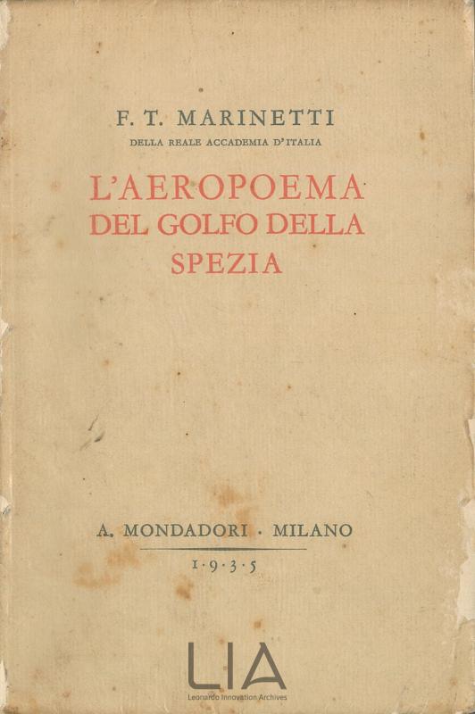 L'AEROPOEMA DEL GOLFO DELLA SPEZIA Copertina