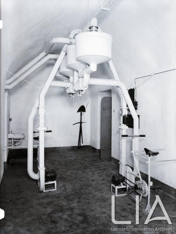 BMB - Rifugio antiaereo dell'infermeria - Bicicletta per ventilazione delle condotte di aerazione