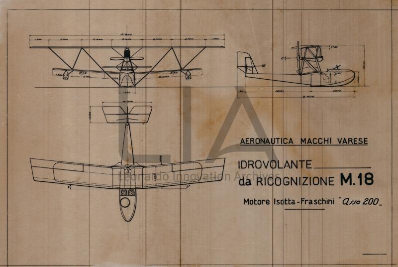 Macchi - M.18 - trittico idro da ricognizione