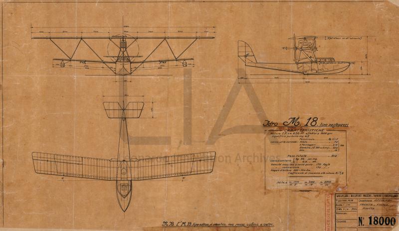 Idro M.18 tipo passeggeri - Trittico