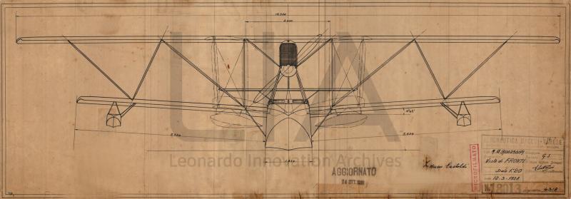Idro M.18 Asso 250 HP  - Vista frontale