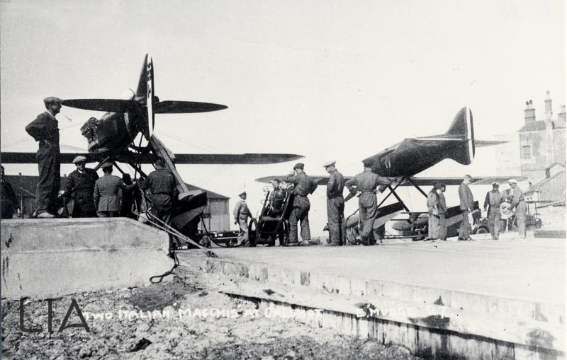 Idro M.67 e M.52R a Calshot, in Inghilterra