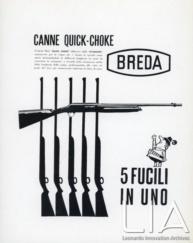 BMB - Pubblicità canne Quick-Choke - Pagot