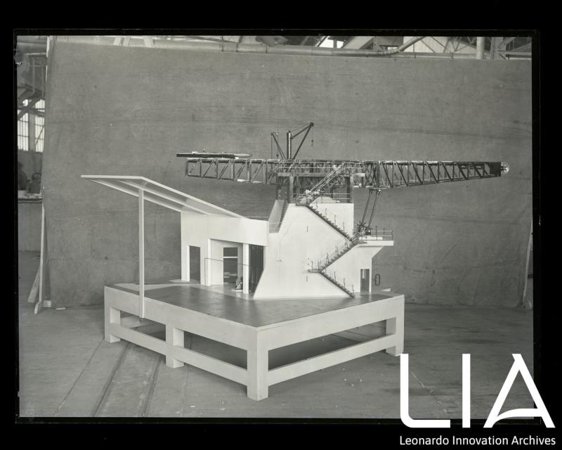 WASS - Modellino della catapulta "Luigi Orlando" del Silurificio Whitehead di Fiume