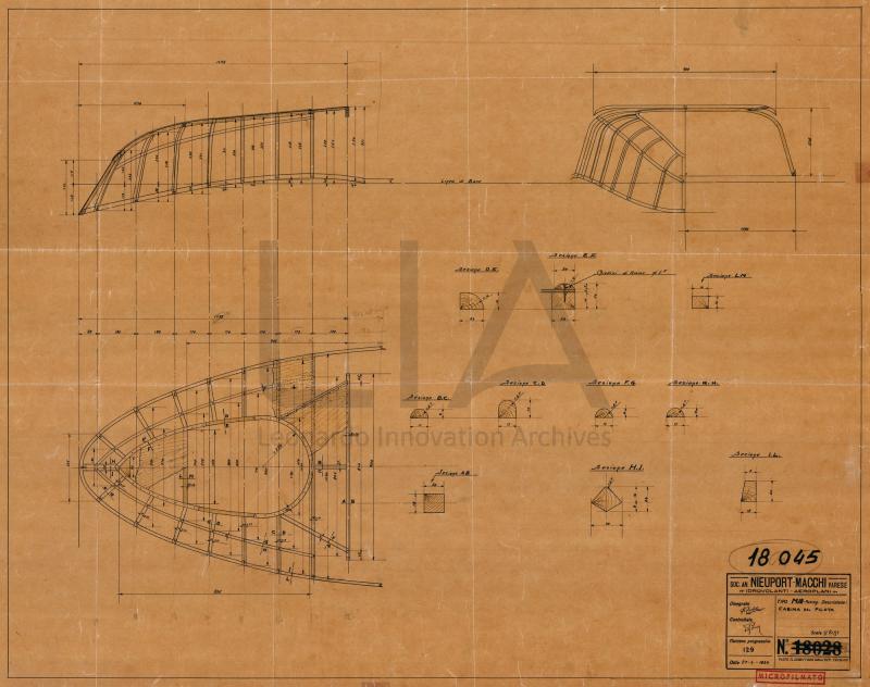 Idro M.18 Tipo passeggeri - Cabina del pilota