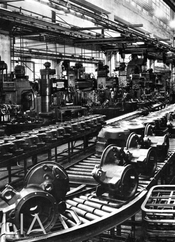 Officine Meccaniche Goriziane - linee di lavorazione delle scatole per riduttori nello stabilimento di Gorizia