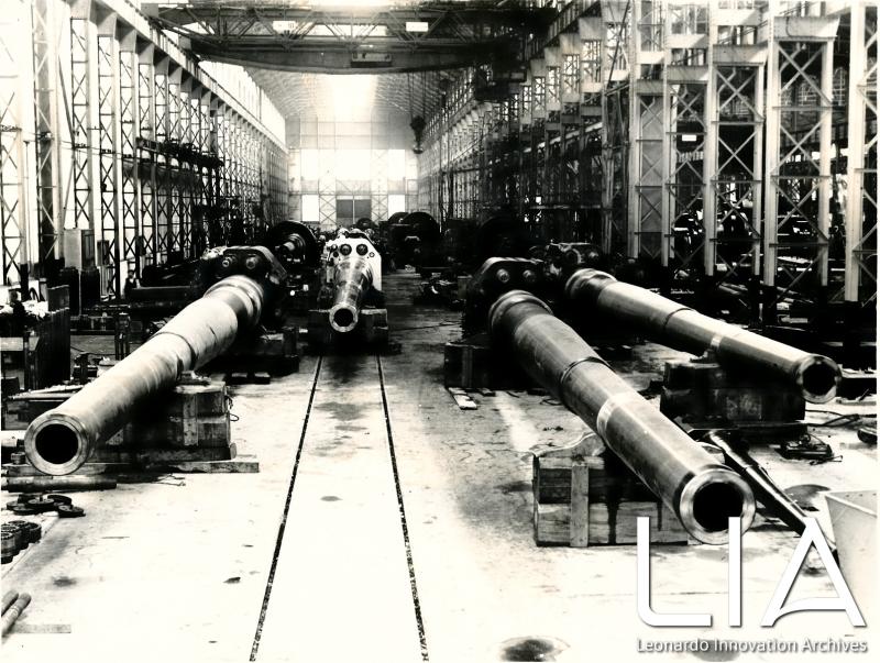 OTO - Cannoni da 381/50 per la nave Vittorio Veneto