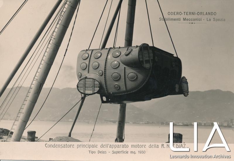 OTO - Condensatore principale dell'apparato motore della R. N. Diaz - Tipo Delas (3)