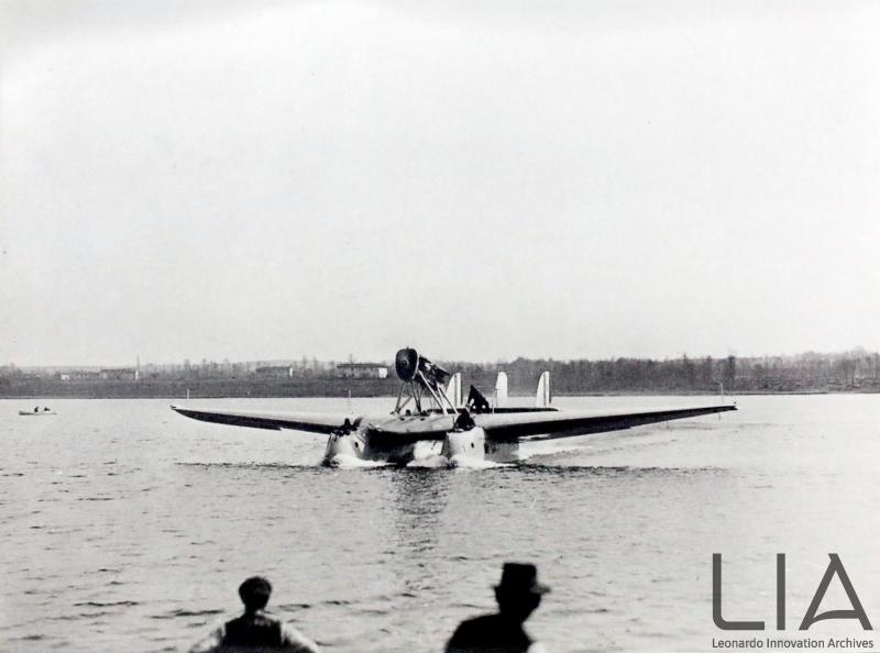 Velivolo S55 Ammaraggio idroscalo S. Anna (Sesto Calende)