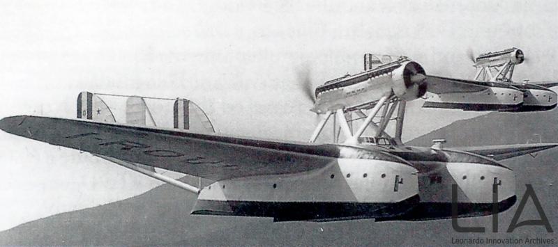 Velivolo S.55X - Velivolo in formazione durante la trasvolata del 1933