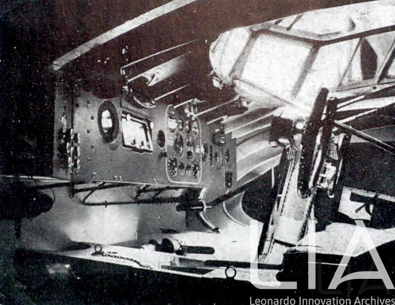 Velivolo S.55X - Cabina di pilotaggio