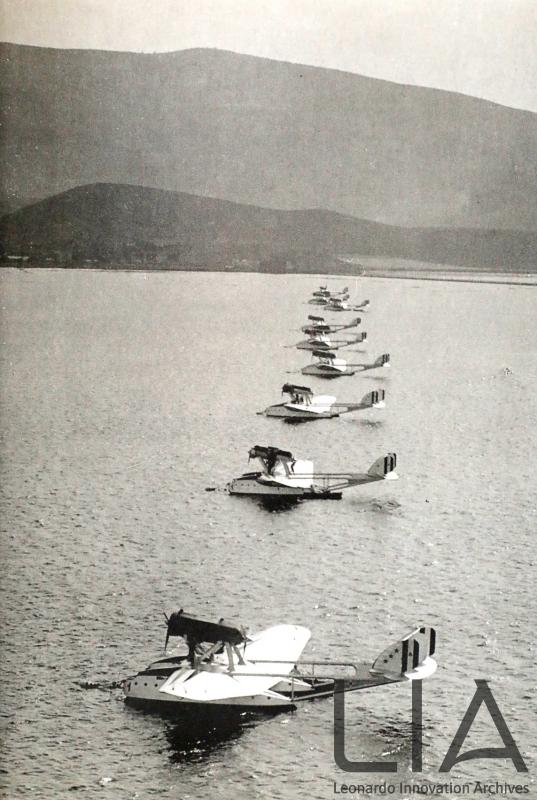 Velivolo S.55X -Ancoraggio baia di Orbetello