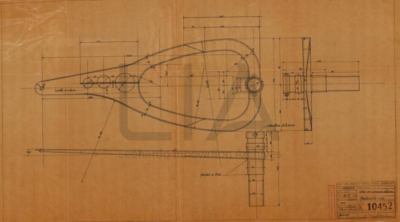 Nieuport 10.000 d.c. biposto - leva comando alettoni