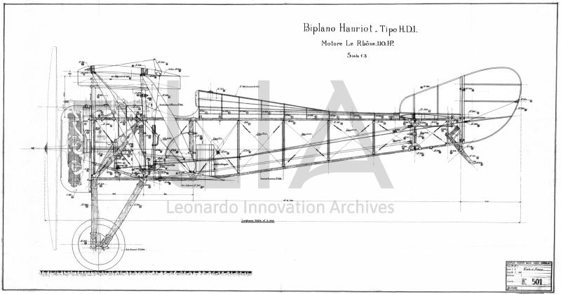 Hanriot H.D. 1  - vista laterale (copia)