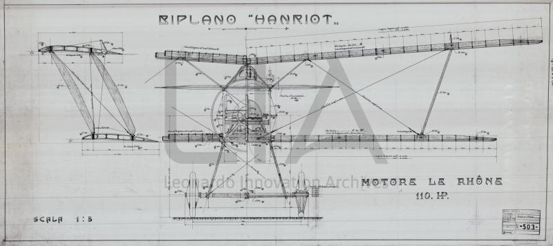 Hanriot H.D. 1  - vista frontale (copia)