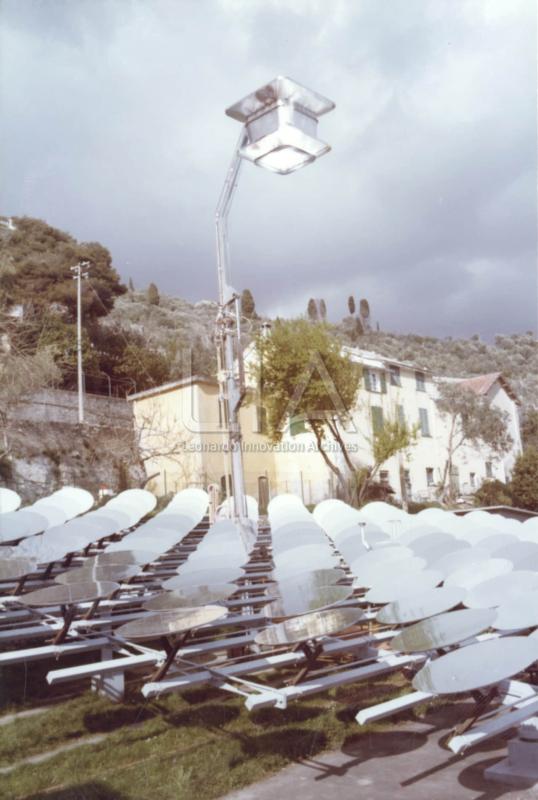 Centrale solare di Sant'Ilario - prototipo caldaia Adrano e specchi