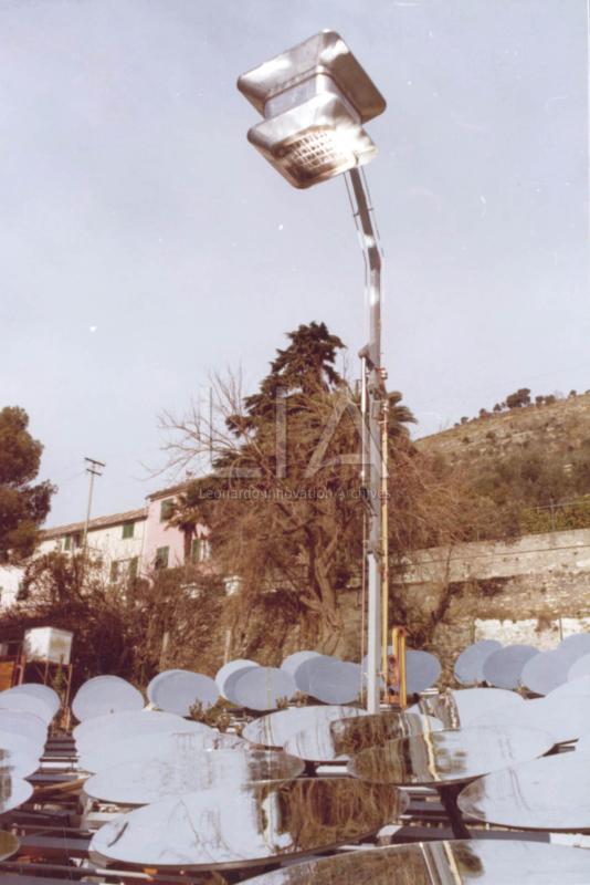 Centrale solare di Sant'Ilario - prototipo caldaia Adrano e specchi
