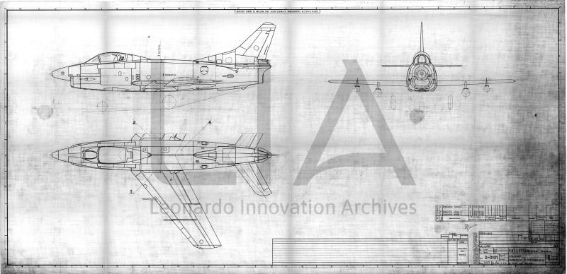 FIAT G 91R3 - 3 viste