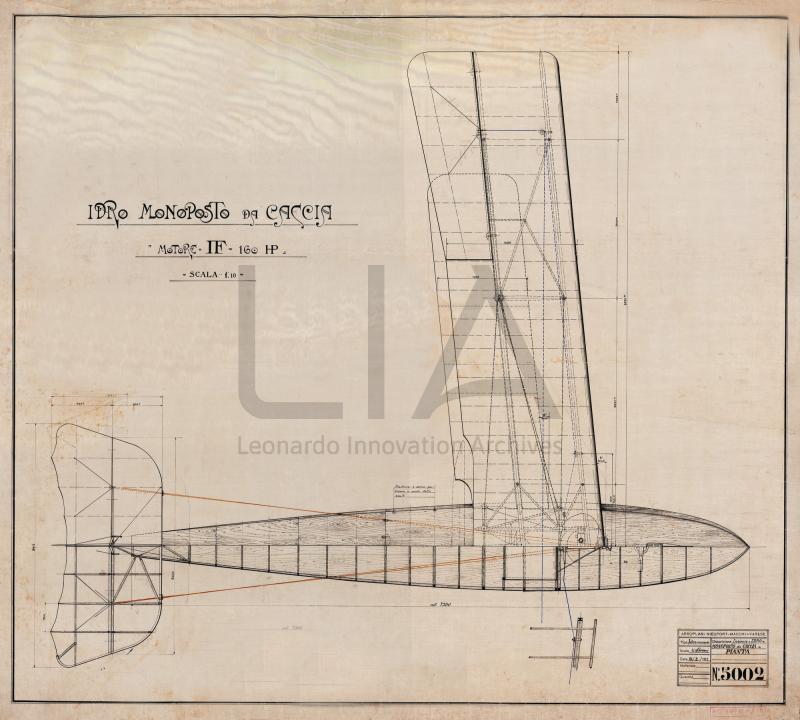 Macchi Idro M. 5  - vista in pianta