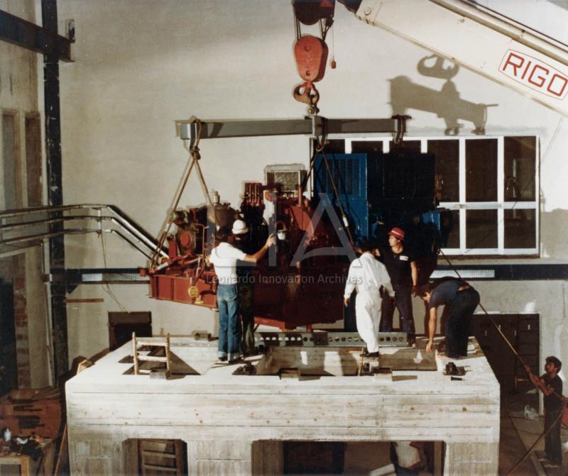 Eurelios - installazione della turbina