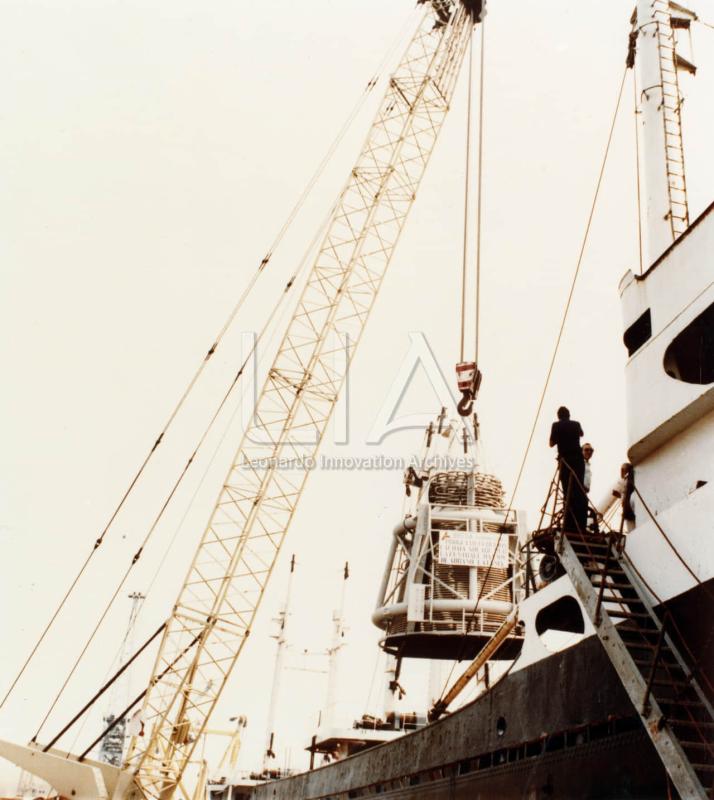 Eurelios - sbarco della caldaia