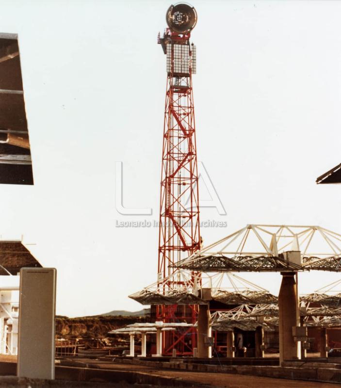 Eurelios - torre solare con caldaia installata