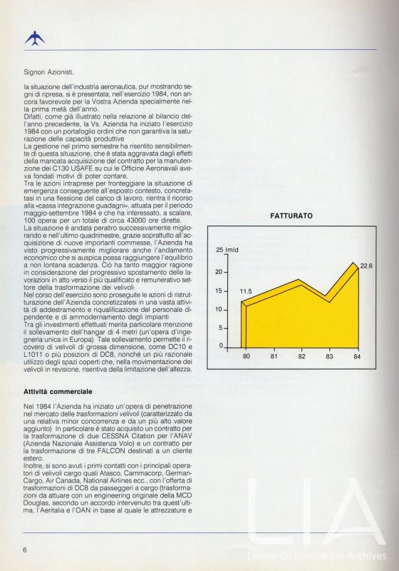 Relazione bilancio esercizio 1984 - p. 8