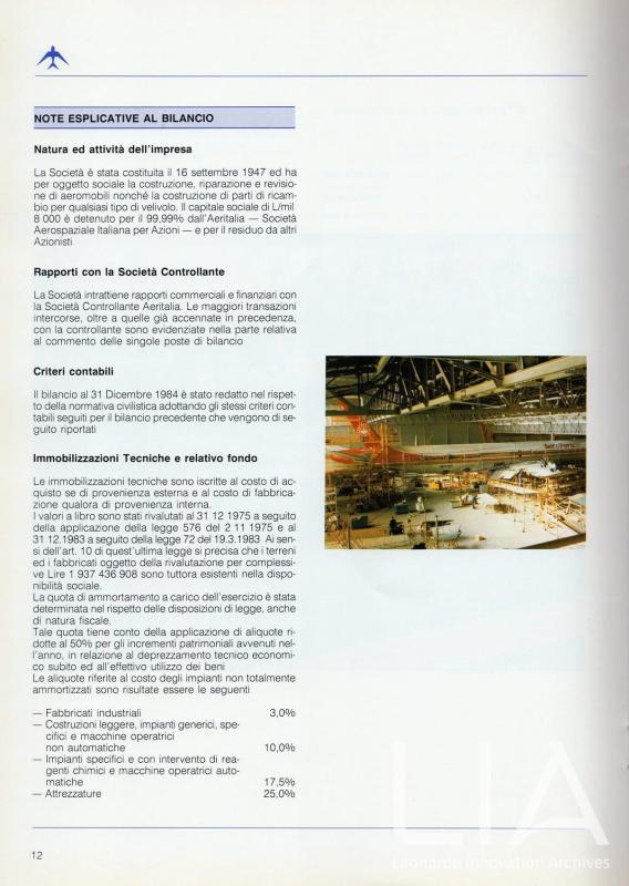 Relazione bilancio esercizio 1984 - p. 14