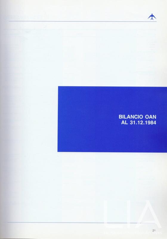 Relazione bilancio esercizio 1984 - p. 23