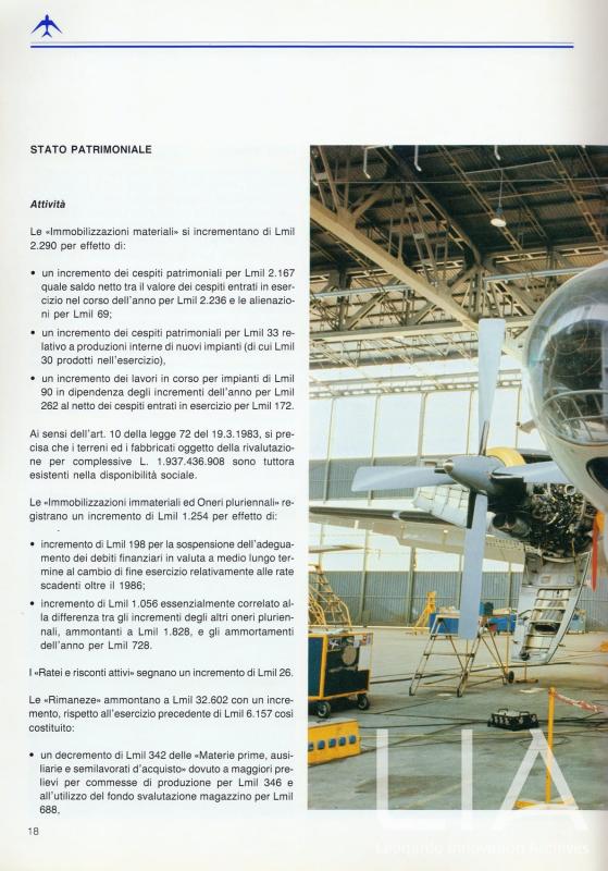 Relazione bilancio esercizio 1985 - p.18