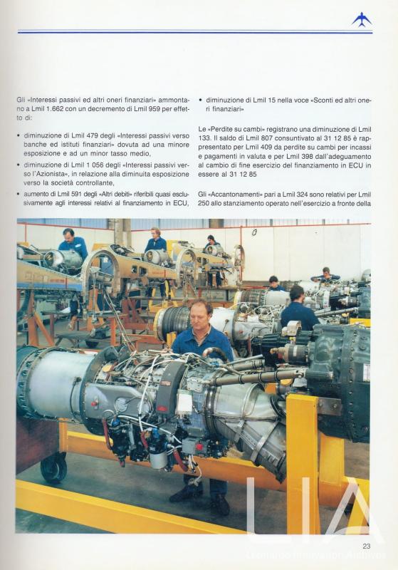 Relazione bilancio esercizio 1985 - p.23