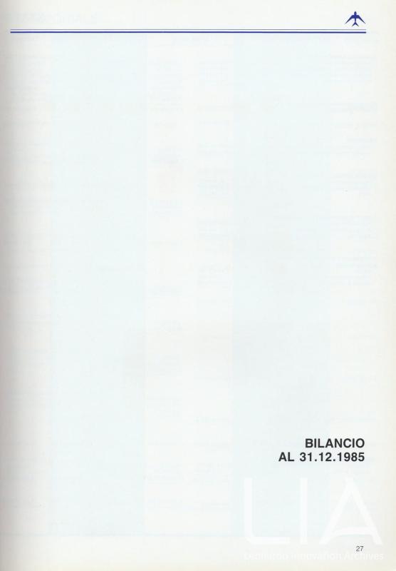 Relazione bilancio esercizio 1985 - p.27