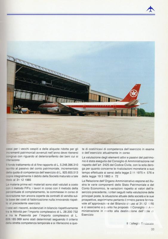 Relazione bilancio esercizio 1985 - p.33