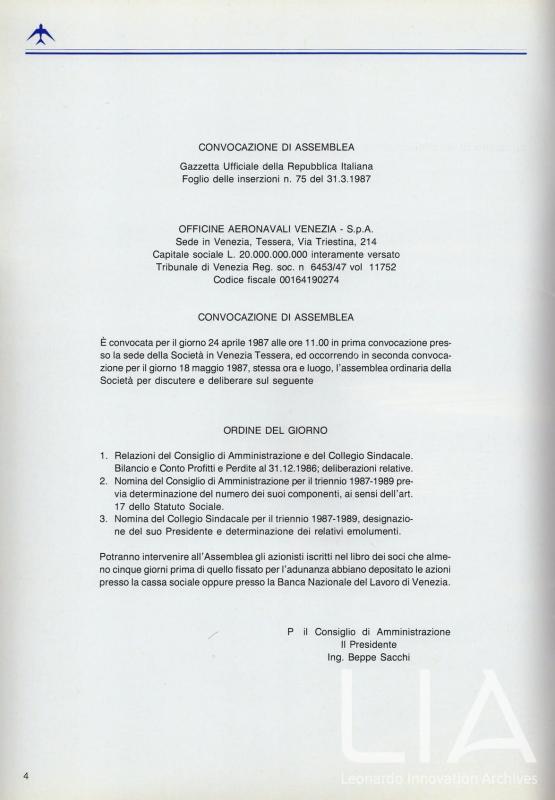 Relazione bilancio esercizio 1986 - p.6