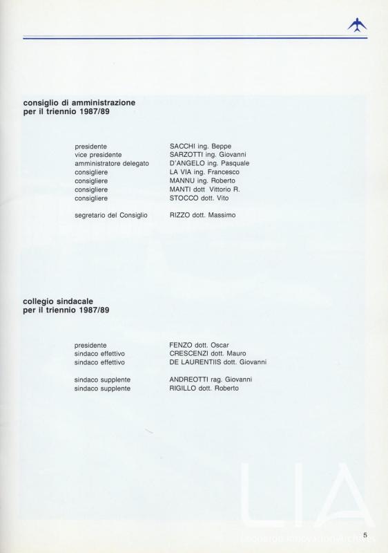 Relazione bilancio esercizio 1986 - p.7