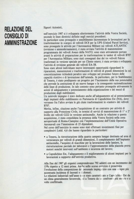 Relazione bilancio esercizio 1987 - p.8