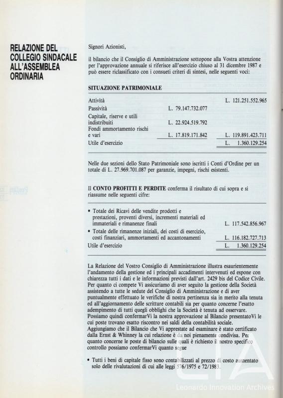 Relazione bilancio esercizio 1987 - p.36